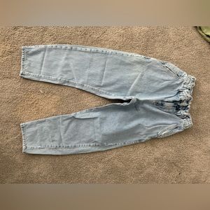 Zara balloon pant scrunch waist jean